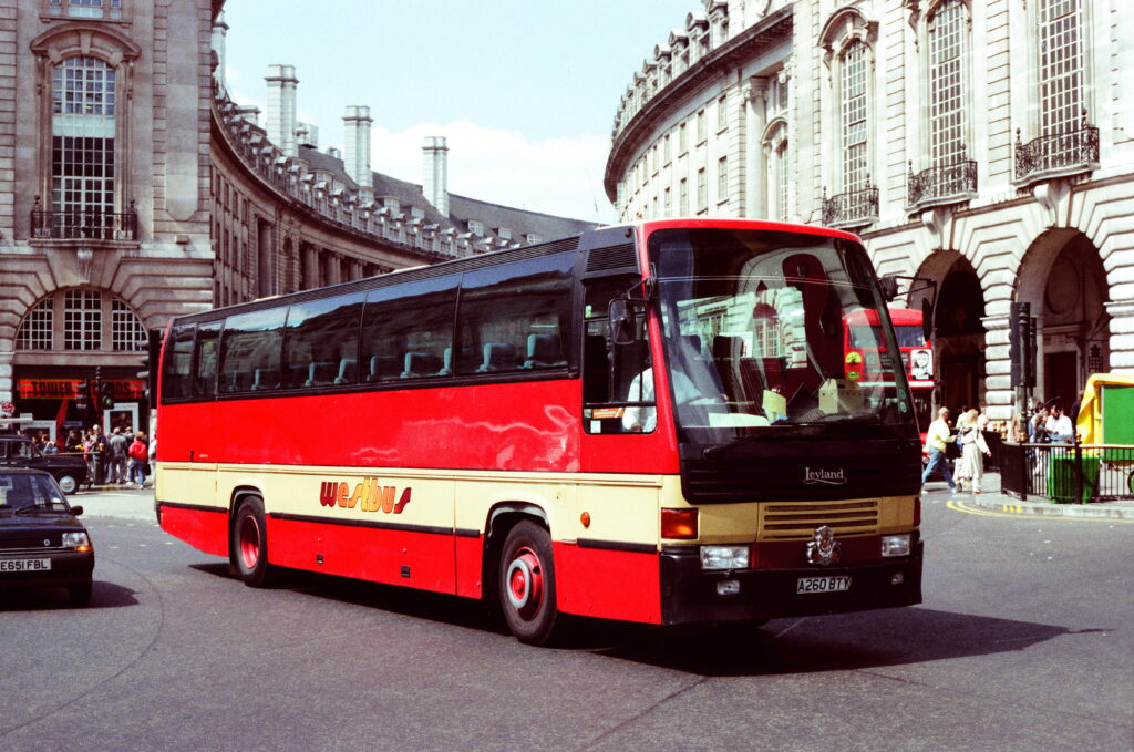 A260 BTY, 1983 Leyland Royal Tiger Doyen.